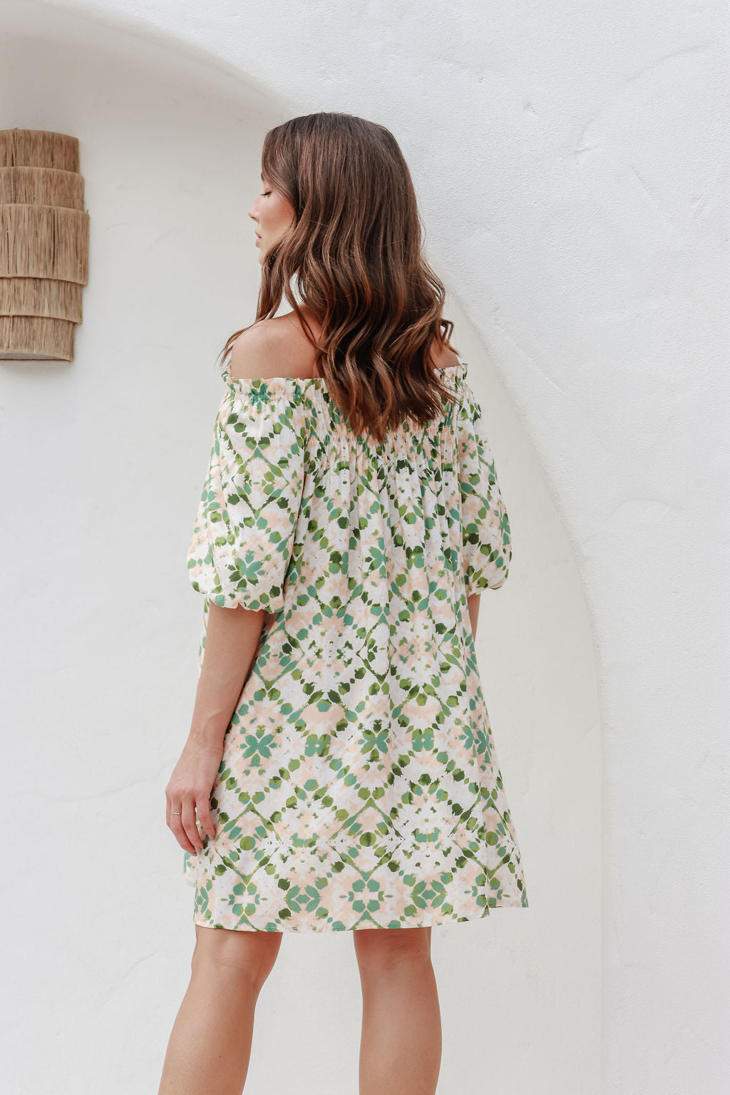 ECHO SMOCK DRESS