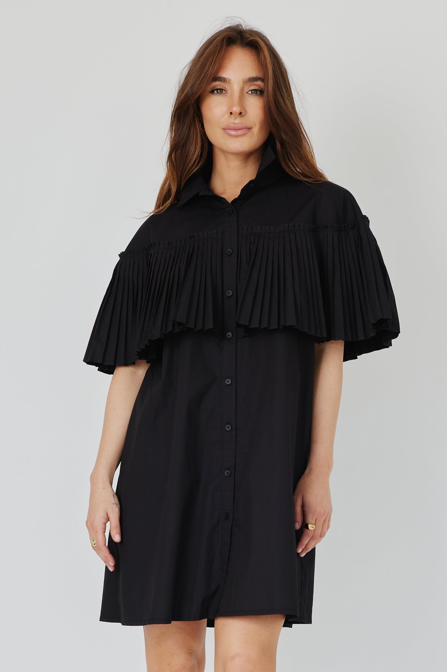 POCKET PLEAT DRESS