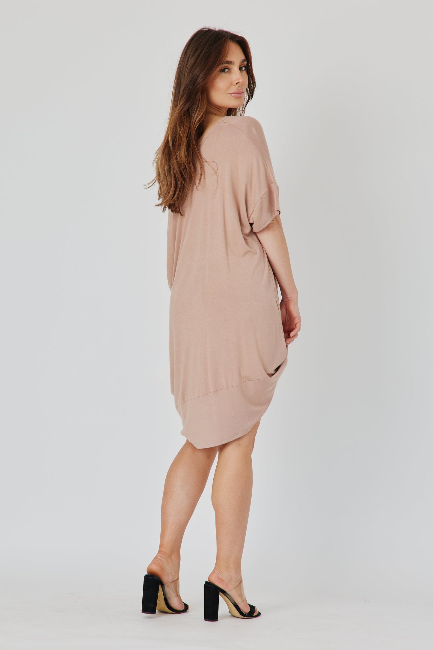 CURVED HEM TOP - PLAIN