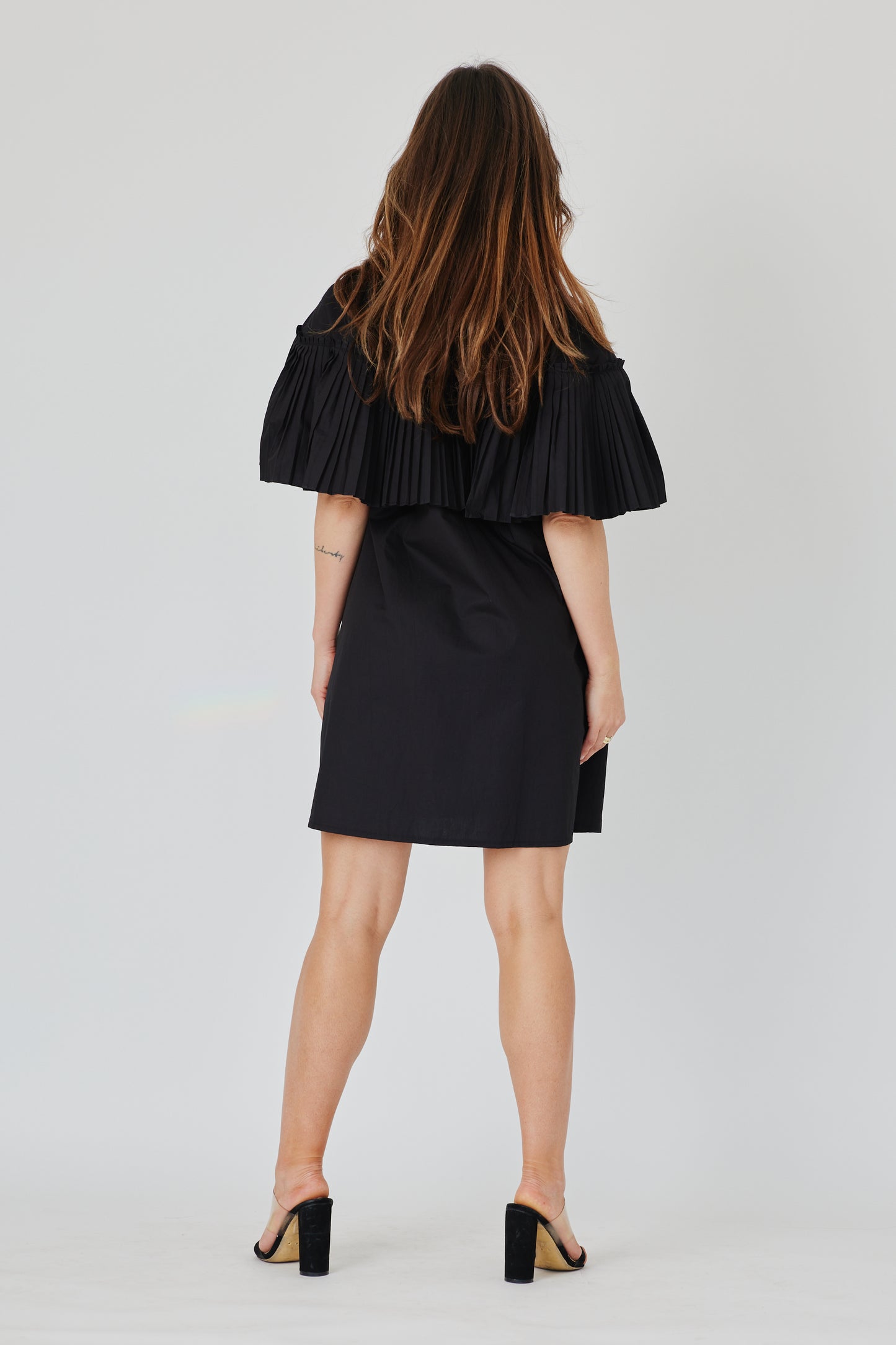 POCKET PLEAT DRESS